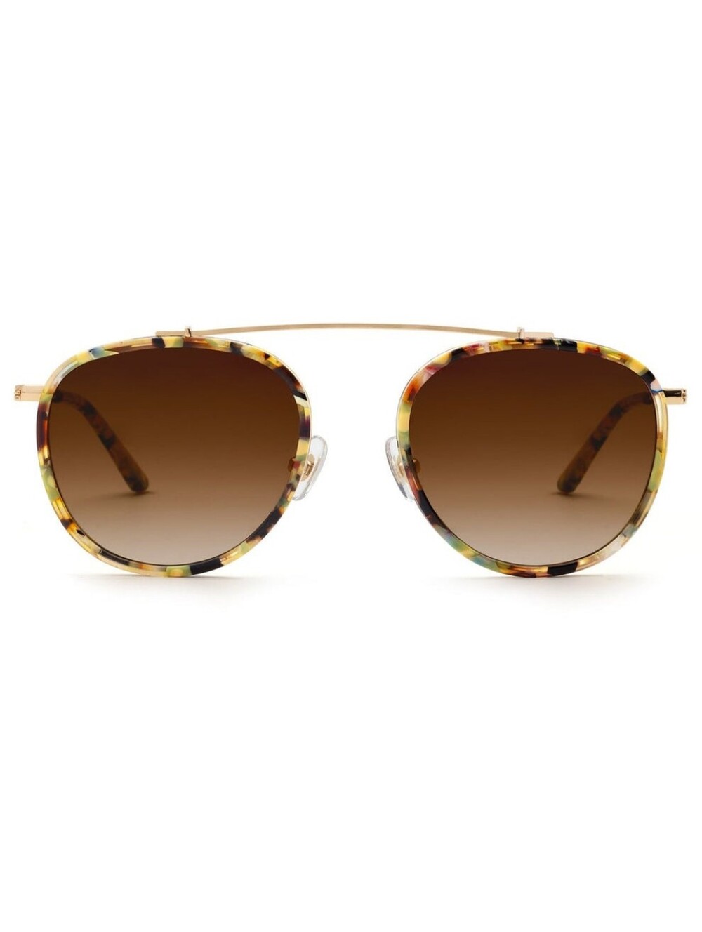 KREWE Chartres Aviator Sunglasses - Canary